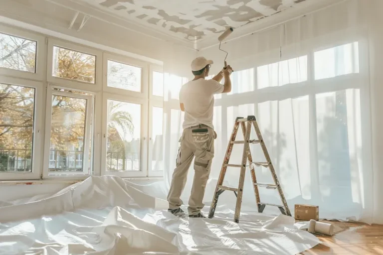 como pintar el techo de la casa