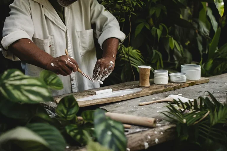 como pintar la madera de blanco