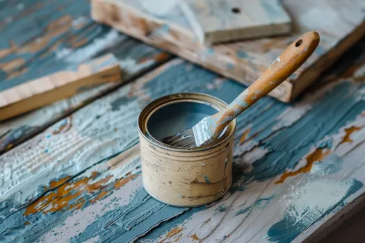 como pintar madera con chalk paint