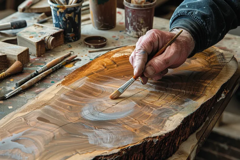 como pintar para que parezca madera