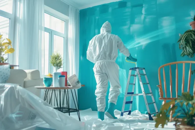 como pintar pared con pintura esmalte