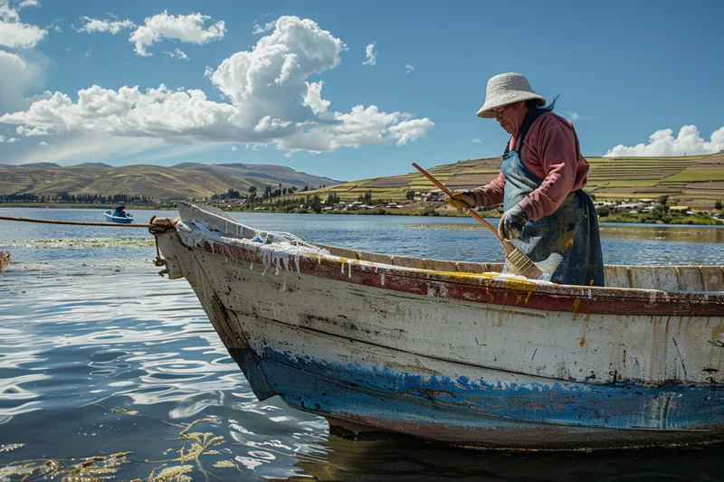 como pintar un barco de madera