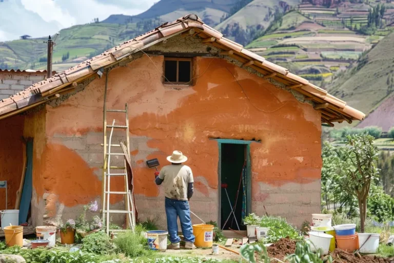 como pintar una casa de campo por fuera