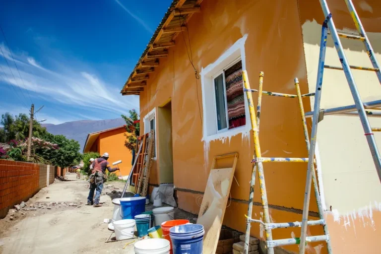 como pintar una casa recien tarrajeada