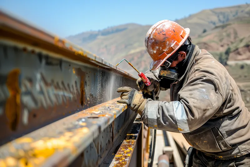 como pintar una estructura metalica