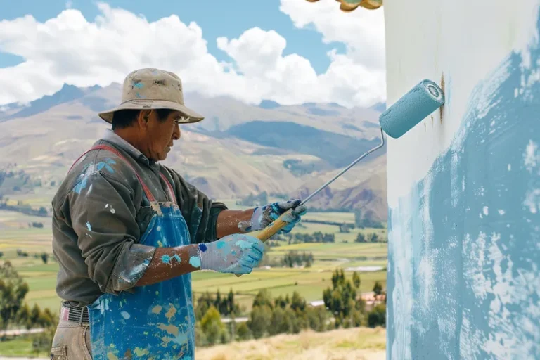 como usar un rodillo para pintar